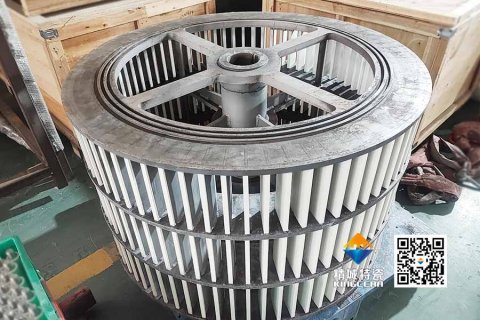 高爐礦渣分級用卡槽式鋯鋁復合陶瓷內襯分級輪——高硬度高韌性，終結頻繁更